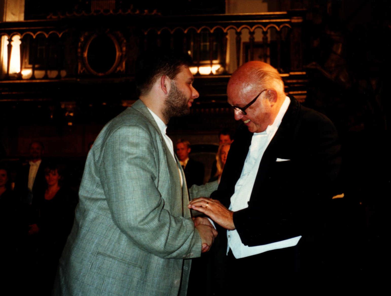 Pawel Lukaszewski and Maestro Eric Ericson